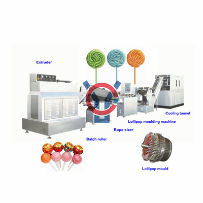 Automatic Ball and Flat shape lollipop making machine