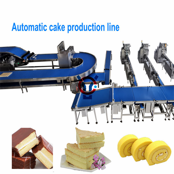Automatic sponge cake swiss roll and layer cake machine production line Featured Image