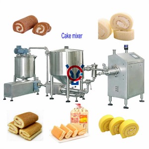 Automatic sponge cake swiss roll and layer cake machine production line