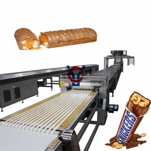Automatic protein bar snickers bar making machine