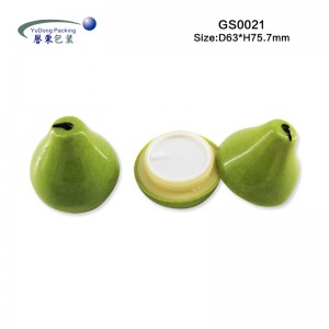 China Manufacturer Cute Fruit Shape 50g 4oz Cosmetic Cream Jar
