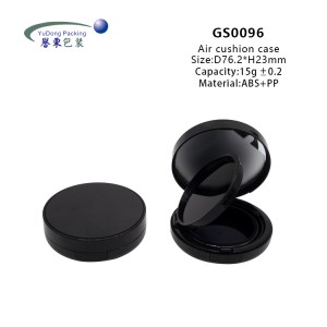 15g Black Highquality Air Cushion Case Cosmetic Packaging
