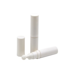 8g White Labial Membrane Tube Cosmetic Packaging