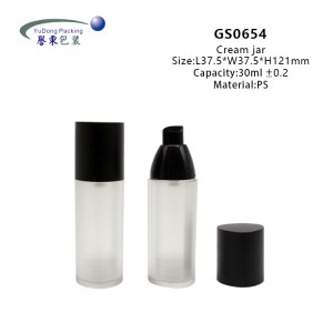 Cosmetic Plastic Double Deck 30ml Bottles Pump Bottles For Skincare