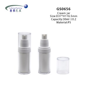 Cosmetic Plastic 30ml Clear EmptyBottles Pump Bottles For Skincare