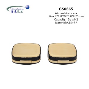 Square Custom Air Cushion Compact Concealer 15g Powder Packaging