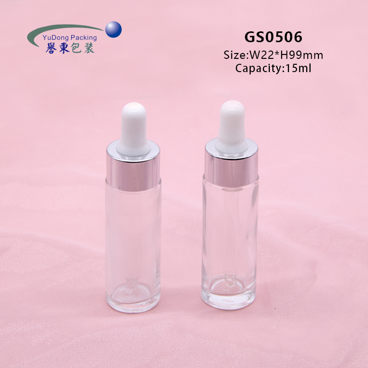 Super Lowest Price Skin Care Bottles Packaging - Glass Dropper Bottle for Cosmetic Packaging – Yudong