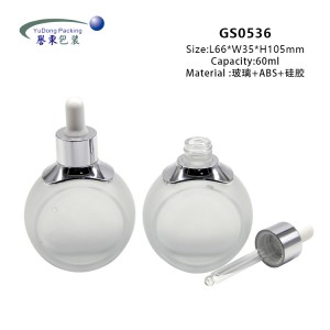 30ml 60ml Glass Essential Oil Serum Dropper Bottle