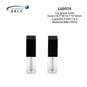 2.5ml Clear Lip Glaze Tube Cosmetic Packaging