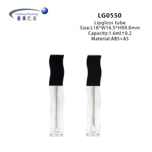 Irregularity Wholesale Clear Custom Logo Lip Gloss Tubes Cosmetic Packaging
