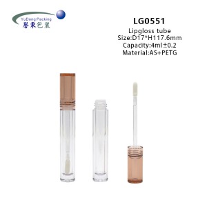 Wholesale Tubes Clear Custom Logo Lip Gloss Tubes cosmetic Packaging