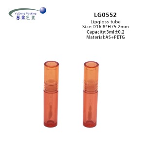 Wholesale Clear Custom Logo Empty 3ml Lip Gloss Tubes Cosmetic Packaging