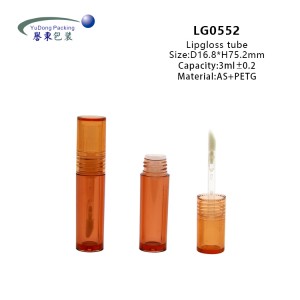 Wholesale Clear Custom Logo Empty 3ml Lip Gloss Tubes Cosmetic Packaging