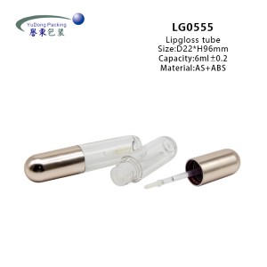 Wholesale Clear Empty Custom Logo 6ml Lip Gloss Tubes 2023 Cosmetic Packaging