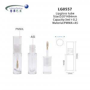 Wholesale Lip Gloss Custom Label 3ml Lip Gloss Tubes 2023 Cosmetic Packaging