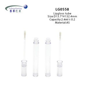 Slim Clear 2.4ml Lip Gloss Tubes Cosmetic Packaging