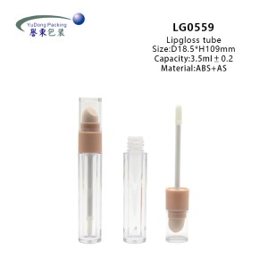 Double Head Lip Gloss 3.5ml Cosmetic Eye Cream Packing Containers Plastic Tube