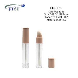 Double Head Lip Gloss 3.5ml Cosmetic Eye Cream Packing Containers Plastic Tube