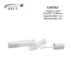 Custom Label 4ml Clear Lip Gloss Tubes 2023 Cosmetic Packaging