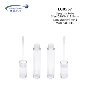 Custom Logo plastic tubes 4ml Lip Gloss Tubes 2023 Cosmetic Packaging
