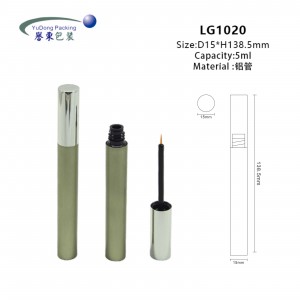 China Manufacturer 5ml Aluminum Liquid Eyeliner Bottle Tube