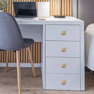 Furniture Cabinet Drawer Square Gold Crystal handle Knob
