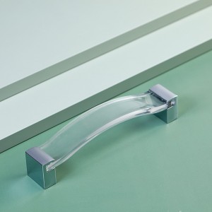 Modern Simplicity Acrylic Handles And Knobs Furniture Door Drawer Kitchen Cabinet Furniture Hardware Handle