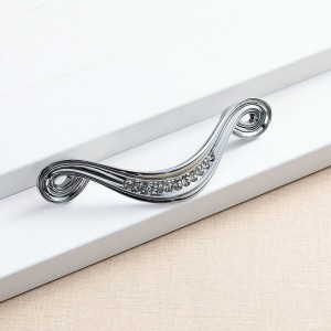 Good handness Corosion resistanceFurniture Luxury Drawer Pulls Crystal Cabinet Handles & Knobs
