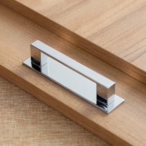 OEM ODM Square Drawer Handle All Solid Stainless Steel Material