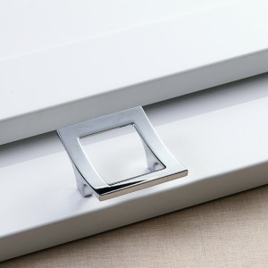 Custom Furniture Drawer Handles, Zinc Alloy, Stainless Steel Square Drawers