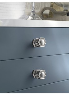 Furniture Luxury  Cabinet Drawer Pulls Crystal Handle Knob