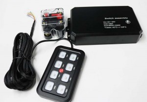 Marine Boat Car Universal Touch Switch Power Off Road LED Panel 12V 24V 8 Gang Switch Panel for Boat Car Marine