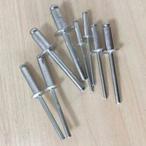 खुला प्रकार स्टील एल्युमिनियम पप rivets