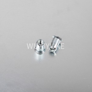 Rivet Nut With Countersunk Head And Knurled Shank