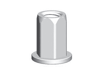 stainless steel knurled flat head hexagon insert rivet nuts