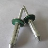 What should I do if the blind rivet is used for water leakage?