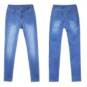 High-waisted Skinny trousers jean pants