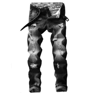 Men’s feet pants factory direct sale ripped men’s jeans