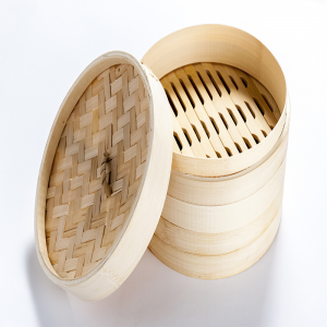 Bamboo Steamer Basket for Steamed Bun Dumplings