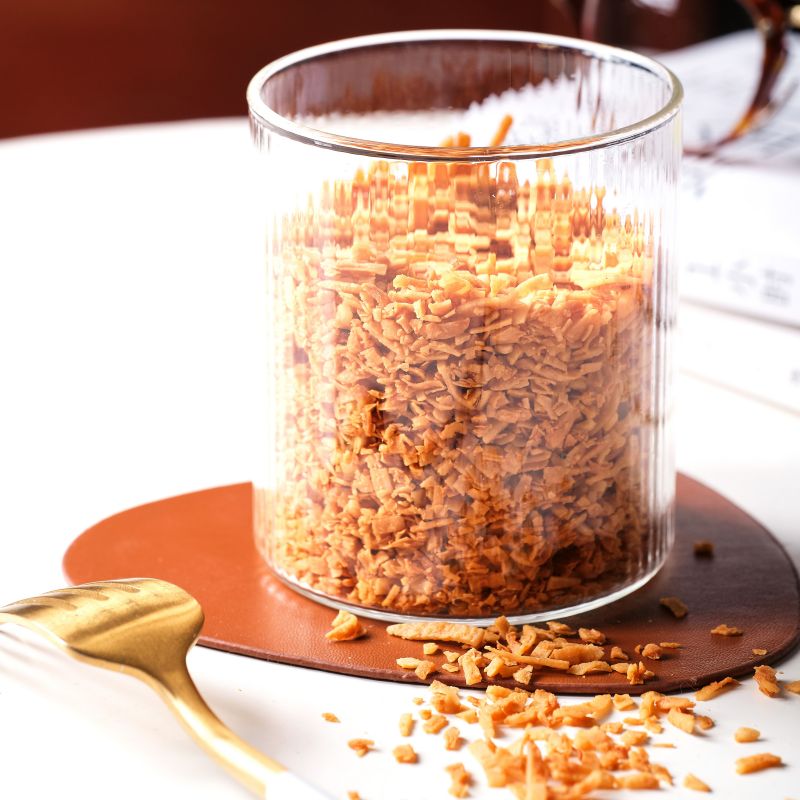 Delicious Food Caramel Roasted Coconut Strips