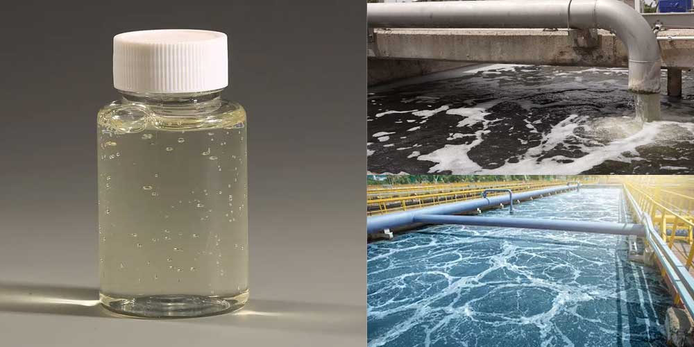 Waarvoor wordt polyamine gebruikt bij waterbehandeling?