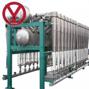 ISO9001 14001 professional pulp stainless steel low density cleaner used for pulp paper making