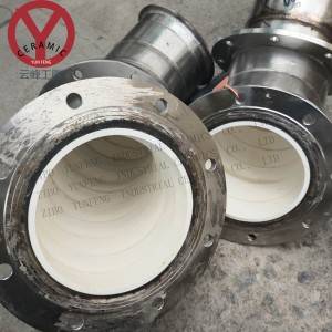 92%Alumina Ceramic Lining Steel Fabrication From Factory To figure processing custom