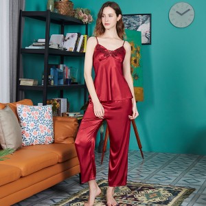 Womens luxury clothing 3 piece short pajama sets