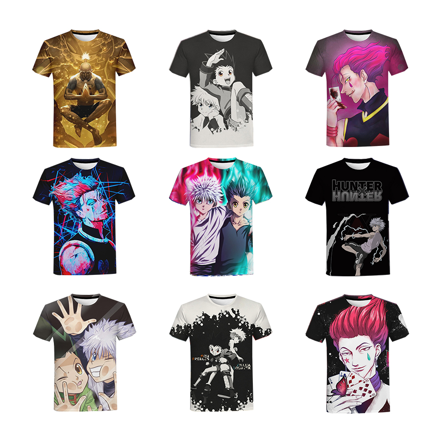 Japanese Anime 3d Printed T-Shirts Women Anime HxH Streetwear Fashion Short Sleeve Shirt For men Anime t shirt