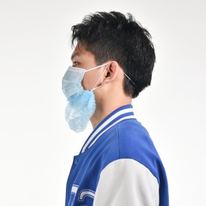 Blue PP Nonwoven Disposable Beard Cover