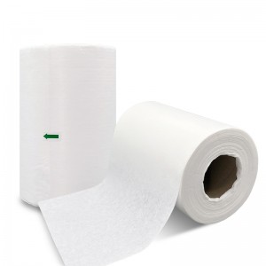White Non Woven Fabric Industrial Cleaning Paper Rolls
