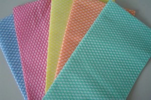 Diamond Pattern Spunlace Non Woven Fabric Wipes