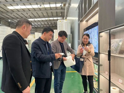 Leading Officials from Longyan High-Tech Zone Visit Our Factory for Inspection and Research