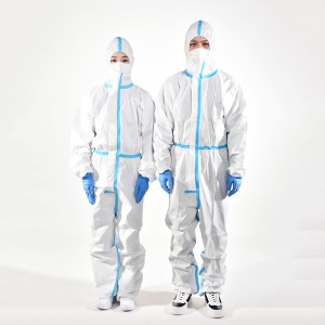 Disposable Protective Gowns，PP/SMS/SF Breathable membrane